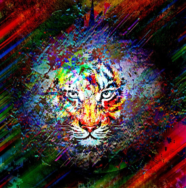 Тигр плакат — стокове фото