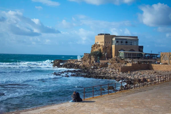 Old City National Park Caesarea Israel — Stock Photo, Image