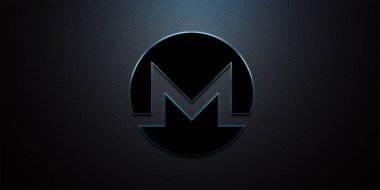 Monero kripto para rengarenk arka plan, kripto para kavramı