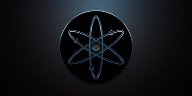 Kozmos kripto para rengarenk arka plan, kripto para kavramı