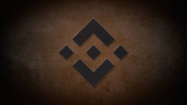 Renkli arkaplan, kripto para birimi konsepti