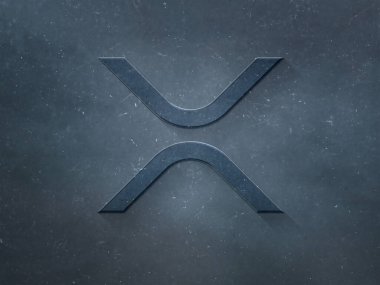 xrp şifreli para Renkli arkaplan, kripto para kavramı