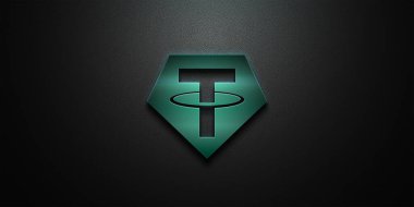 Koyu arkaplan üzerinde kripto para, kripto para kavramı bağlar