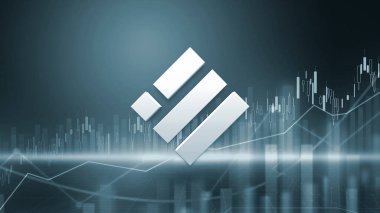 3D oluşturma binance kullanıcı şifreli para Renkli arka plan üzerinde, kripto para kavramı konsept renk sanat