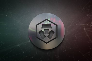 3D şifreleme şifreleme com şifreleme para Renkli arka plan, kripto para kavramı renk sanat