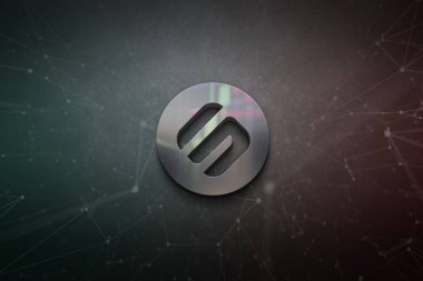 Siyah arkaplan üzerinde kripto para, kripto para kavramı geçiş