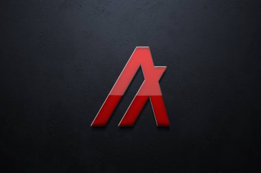 3D şifreleme algoritması rengarenk arka plan, şifreleme para konsepti 3D illüstrasyon