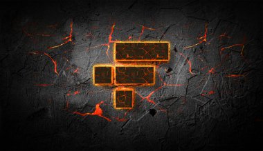 3D şifreleme ftx para rengarenk arkaplan üzerinde ftx para, kripto para kavramı 3D illüstrasyon