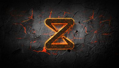 3D şifreleme yakın - protokol madeni para rengarenk arka plan, şifreleme konsepti 3D illüstrasyon