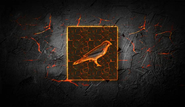 Renkli arkaplan, kripto para konsepti 3 boyutlu resimleme üzerine üç boyutlu şifreli para kusama oluşturma