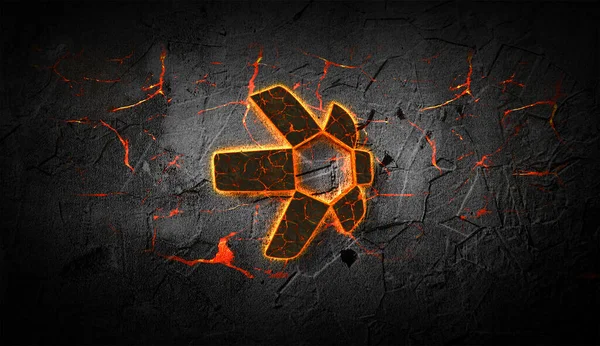 3D şifreleme quant para koyu arkaplan üzerinde, kripto para kavramı 3D illüstrasyon