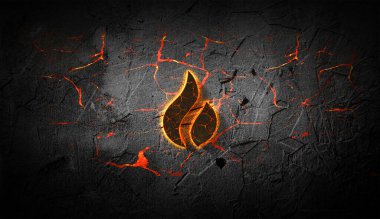 3D şifreleme huobi para rengarenk arka plan, şifreleme konsepti 3D illüstrasyon