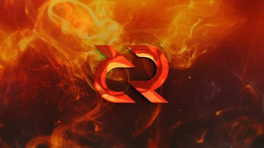 3D şifreleme şifreleme para azaltımı renkli arkaplan, şifreleme konsepti 3B illüstrasyon