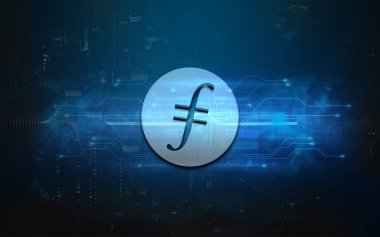 3D şifreleme dosyasının rengarenk arka plan, kripto para konsepti 3D illüstrasyon