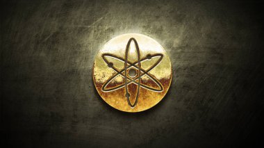 3D şifreleme kripto para kozmos para rengarenk arka plan, kripto para konsepti 3D illüstrasyon