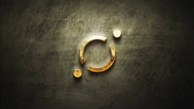 3D şifreleme para rengarenk arkaplan, kripto para konsepti 3D illüstrasyon