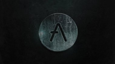 3D şifreleme şifreleme para rengarenk arka plan, kripto para konsepti 3D illüstrasyon