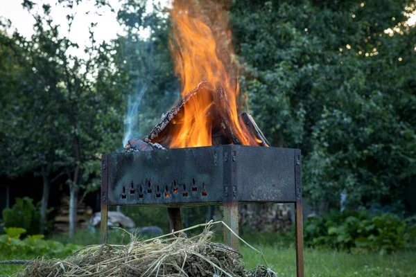 Brezilya 'da odun yakmak. Piknik zamanı