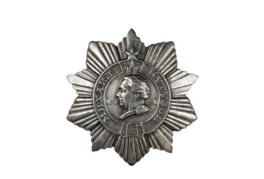 kutuzov III derecesi sipariş.