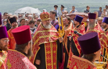Orthodox priests. clipart