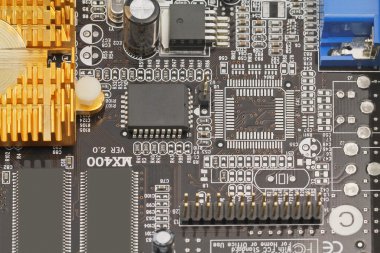 büyük bir elektronik Pano.