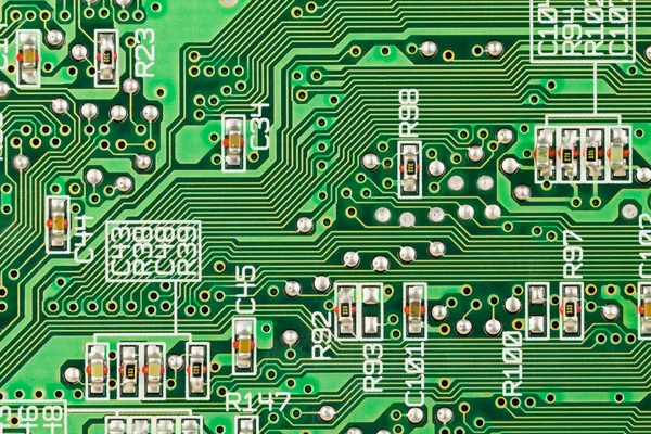 回路基板の電気導体 — ストック写真