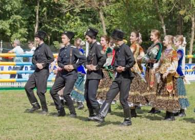 Kazak ensemble. 