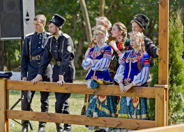 Cossack folklore ensemble. 