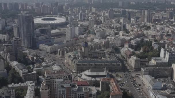 Αεροφωτογραφία Για Nsc Olimpiyskiy Ολυμπιακό Εθνικό Αθλητικό Συγκρότημα Και Την — Αρχείο Βίντεο