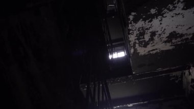 The apartment of the inhabitants after the evacuation during the bombing of a peaceful city. Left belongings of residents. Bombed apartments. Fire in the house. Traces of hits from. Irpin. Ukraine.