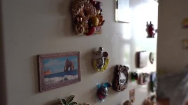 The apartment of the inhabitants after the evacuation during the bombing of a peaceful city. Left belongings of residents. Bombed apartments. Fire in the house. Traces of hits from. Mariupol. Ukraine.
