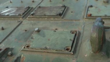 Kyiv, Ukraine - August 24, 2022: Independence Day on Kiev's central street Khreshchatyk. Destroyed burnt Russian military equipment in the center of Kyiv. Parade on Independence Day. 