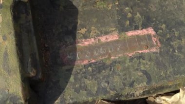 Kyiv, Ukraine - August 24, 2022: Parade on Khreshchatyk in honor of the Independence Day of Ukraine. Destroyed equipment of the Russian army. Exhibition of burnt occupant equipment. War in Ukraine.