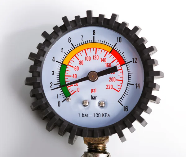 コンプレッサー圧力計 — ストック写真