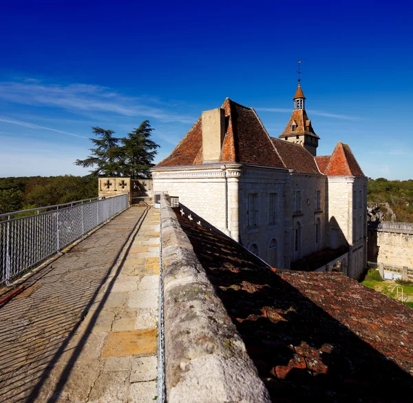 Fransa, unesco mirasına kelime rocamadour Manastırı — Stok fotoğraf