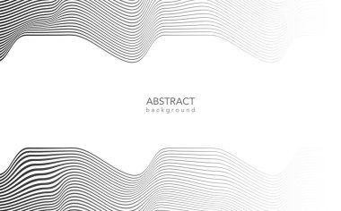 Soyut Şablon eğimli yatay Çizgili Arkaplan. Vektör eğimli eğimli, dalgalı çizgi desenli. İş tasarımın için yepyeni bir tarz. Gradyan retro çizgi desen tasarımı. Tek Renkli 