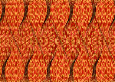 Afrika Balmumu Yazdırma Kumaşı, Etnik el yapımı süs, Etnik ve renkli kabile motifleri, dalga geometrik elementlerinden örgü. Vektör dokusu, afro tekstil Ankara moda geçmişi 