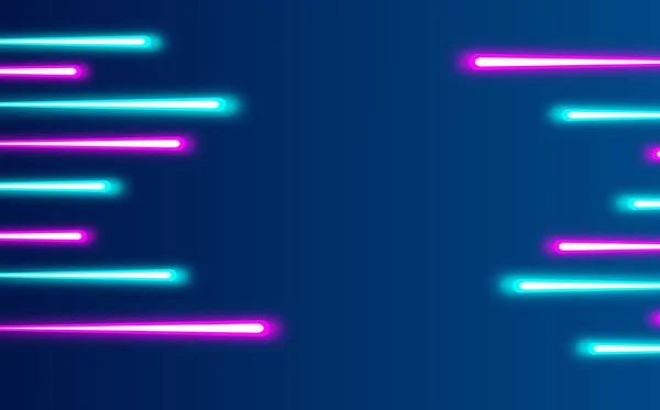 Абстрактний Футуристичний Фон Ефектом Сяючого Світла Синьо Рожевий Неоновий Кольоровий — стоковий вектор