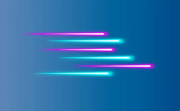 Динамічні Лінії Неоновий Ефект Sci Футуристичний Абстрактний Градієнт Синій Фіолетовий — стоковий вектор