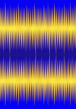 Afrika baskı kumaş arka planı, tasarımın için el yapımı Etnik el yapımı süs, etnik ve kabile motifleri geometrik elementler. Vektör dokusu, afro tekstil Ankara moda tarzı, sarı, mavi renkler