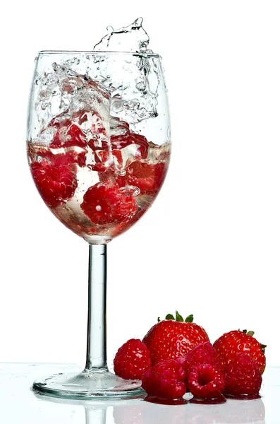 Wine Glass Splash — Stock Photo, Image