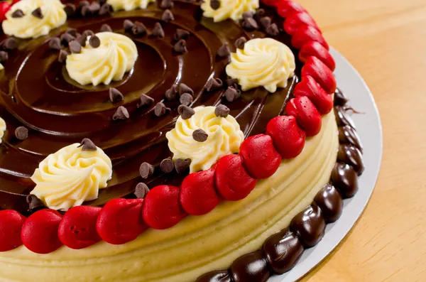 Pastel de terciopelo rojo — Foto de Stock