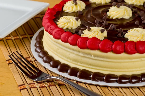 Pastel de terciopelo rojo — Foto de Stock