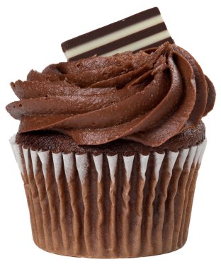 Çikolatalı kek izole