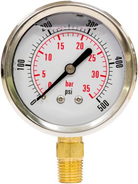 Pressure Gauge with Needle clipart