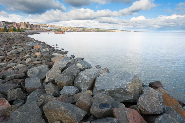 Lago linea costiera superiore — Foto Stock