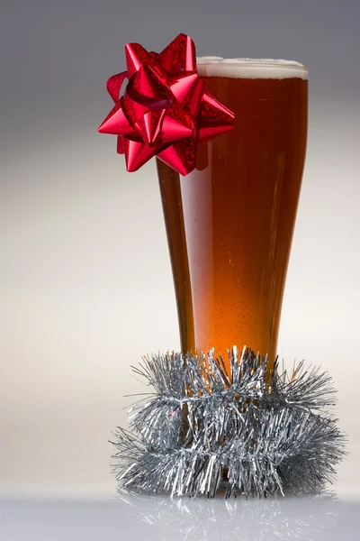 Cerveza Navidad — Foto de Stock