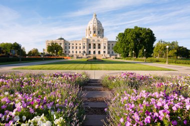 Minnesota Capital Garden clipart