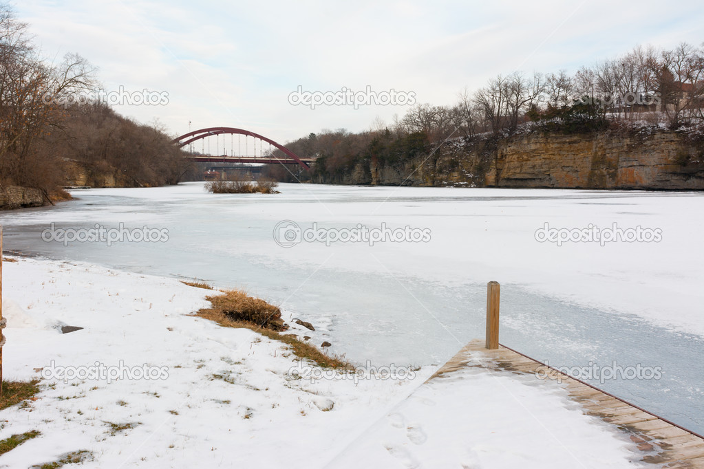 Bridge over the Frozen River Top