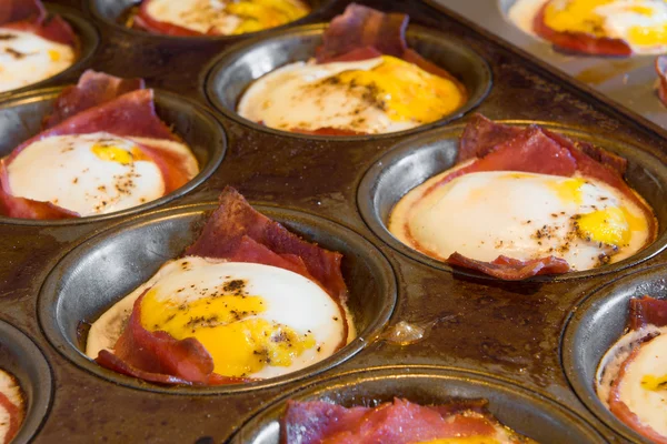 Bacon och ägg — Stockfoto